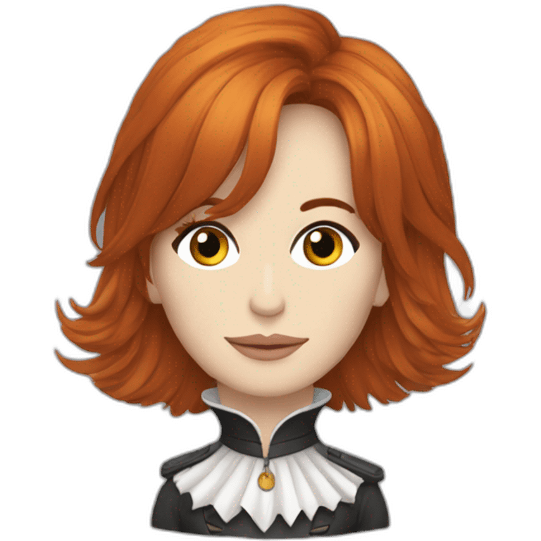 Mylène Farmer en mousquetaires libertine emoji