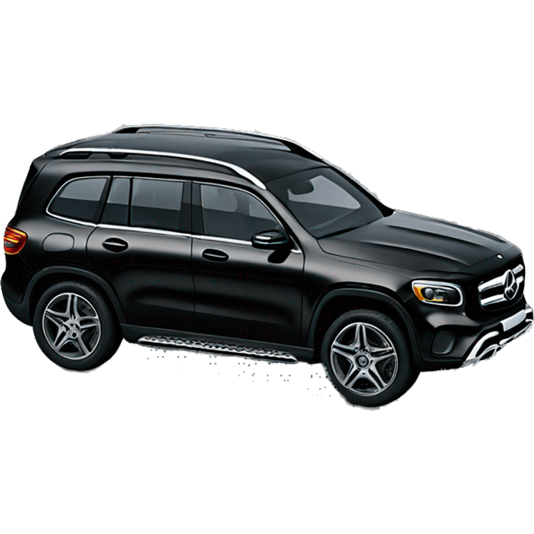 Black Mercedes Benz GLB emoji