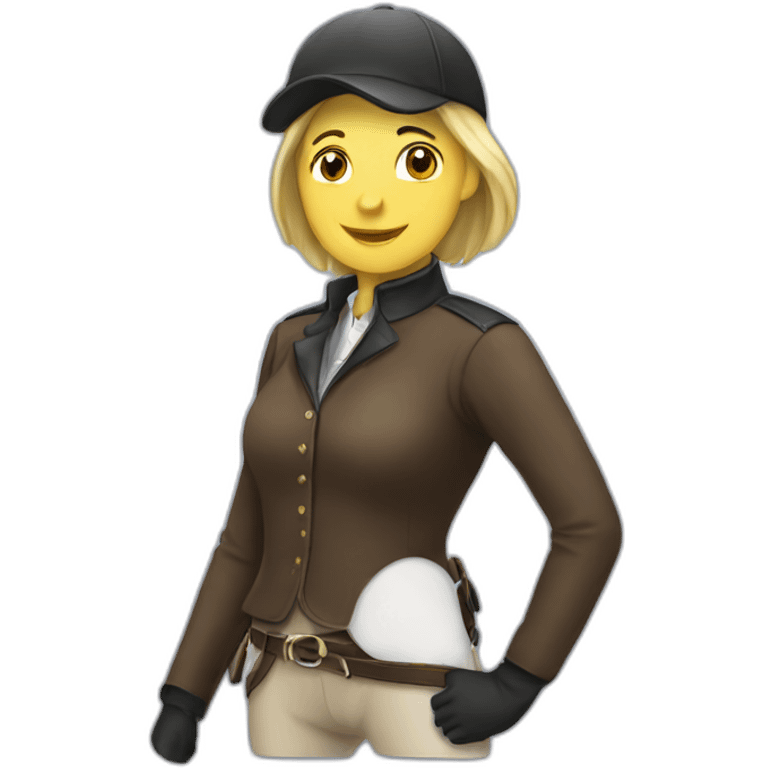 Equestrian emoji