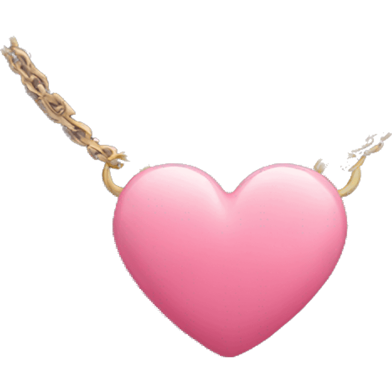 heart necklace emoji