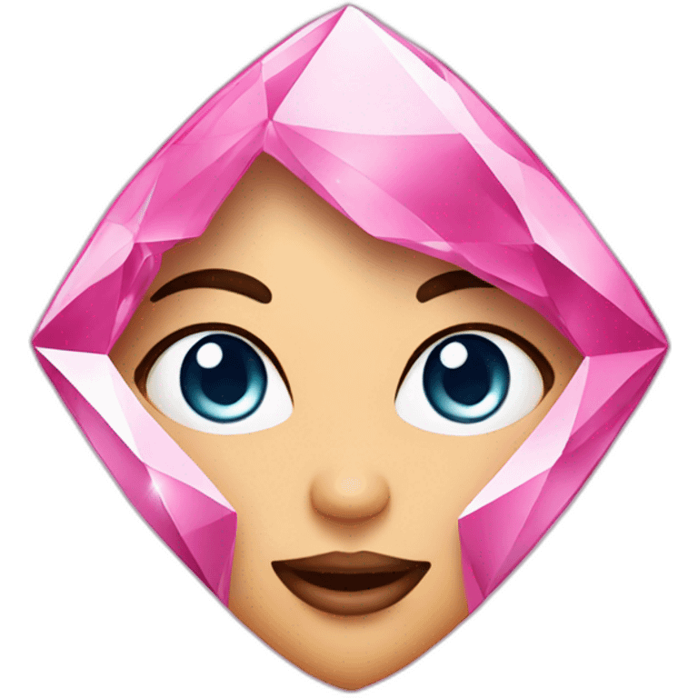 pink diamond emoji