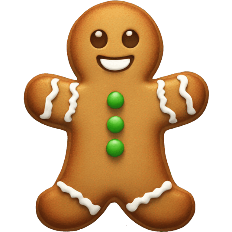 Gingerbread cookie emoji