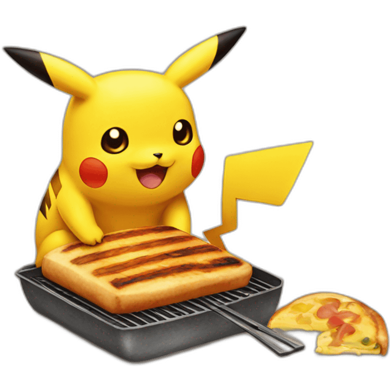 grilled pikachu emoji