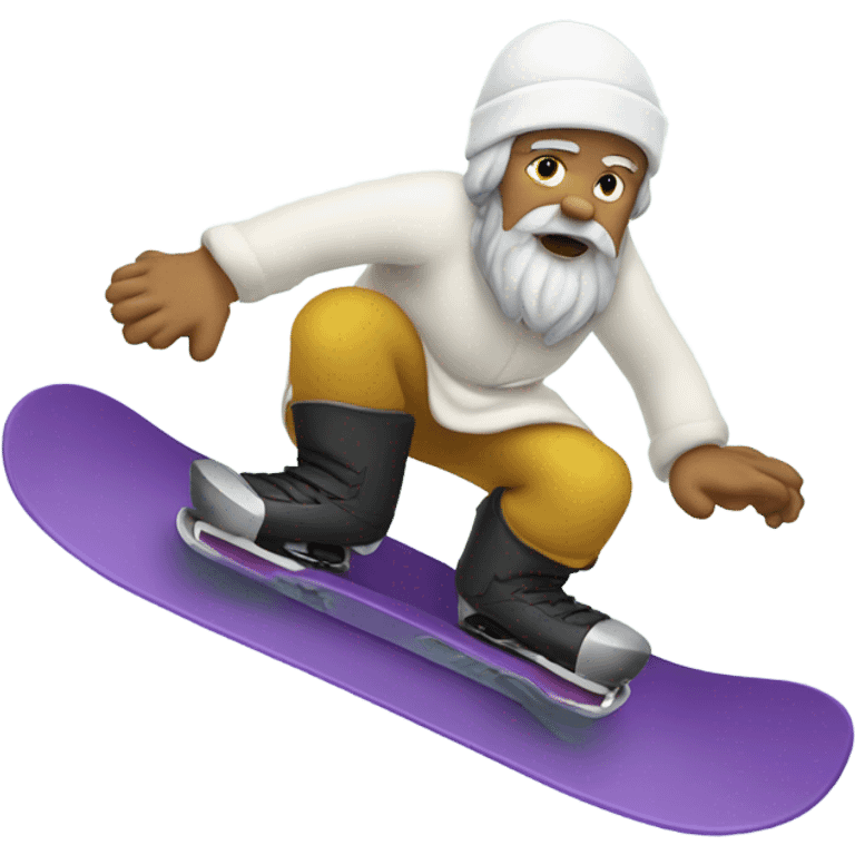 Socrates snowboarding  emoji