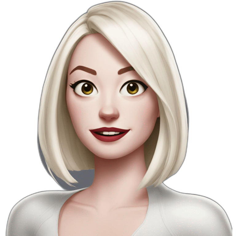 Spider gwen made by emma stone emoji