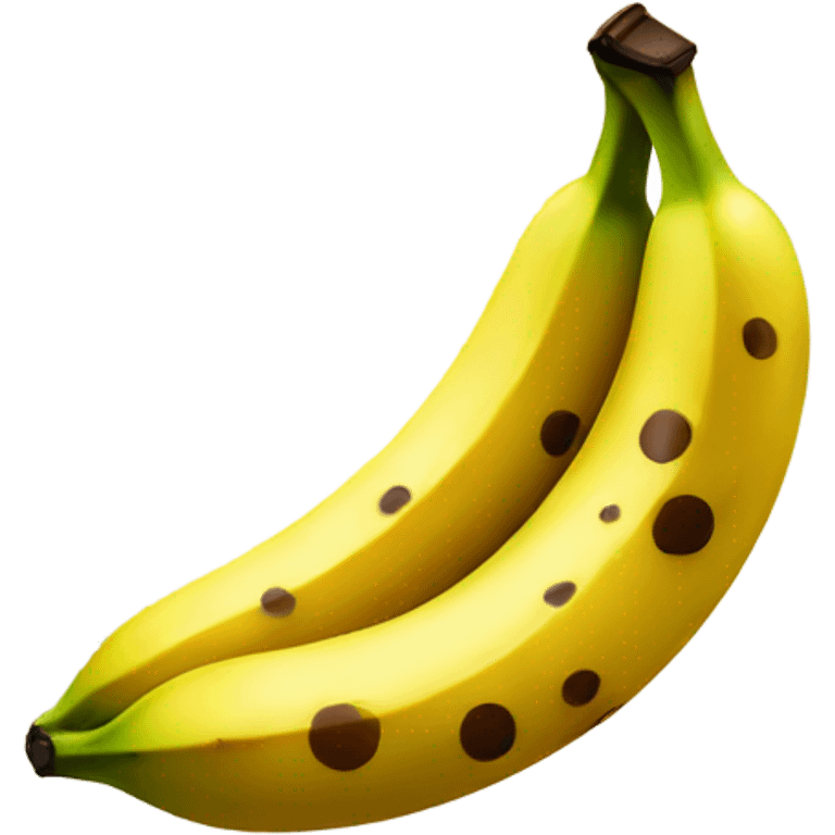 Banana with brown spots emoji