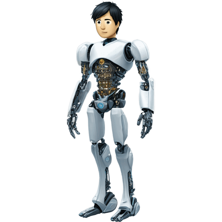 Gojo Satoru half robot emoji