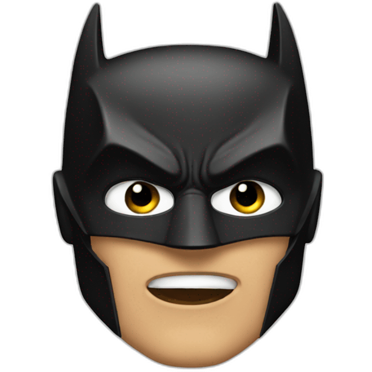 Batman in love emoji