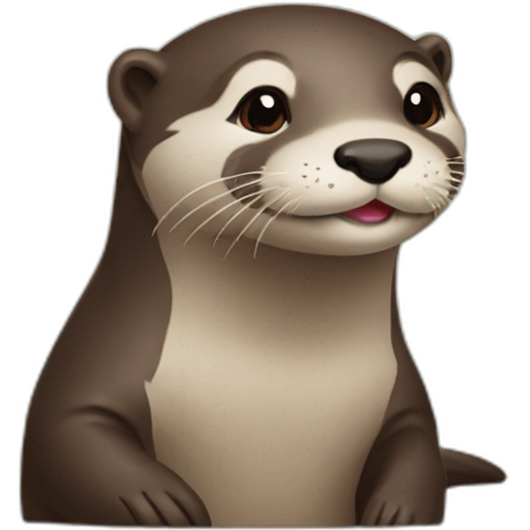 loving otter emoji