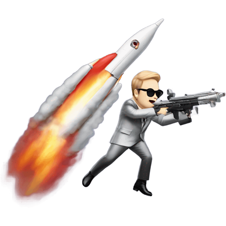 elton john shooting a rocket emoji