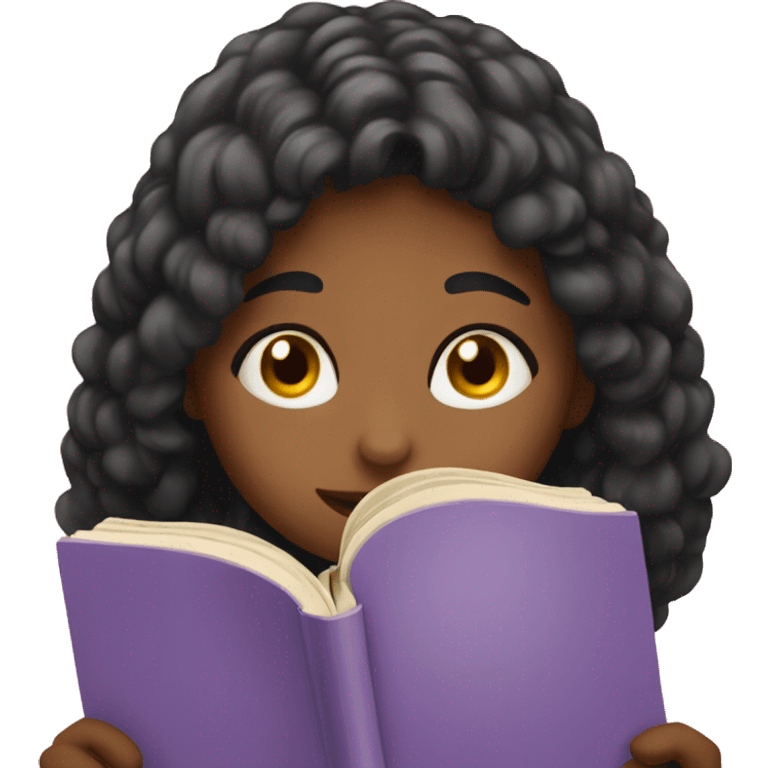 Girl in love reading  emoji