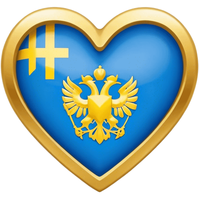 Ukraine with a heart emoji