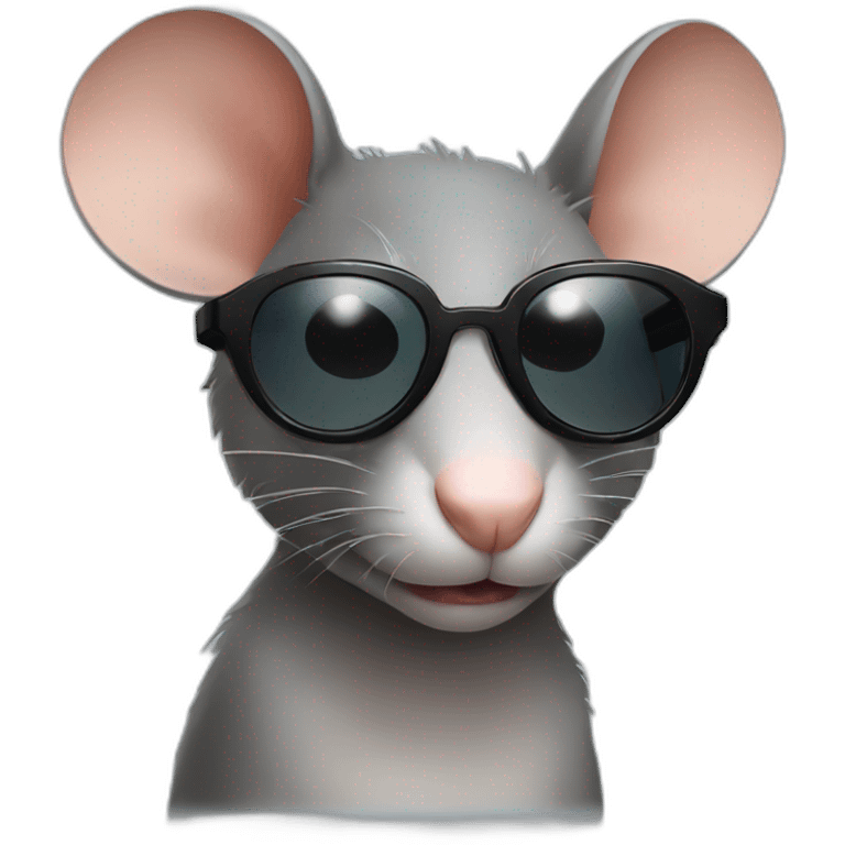 rat in sunglasses emoji