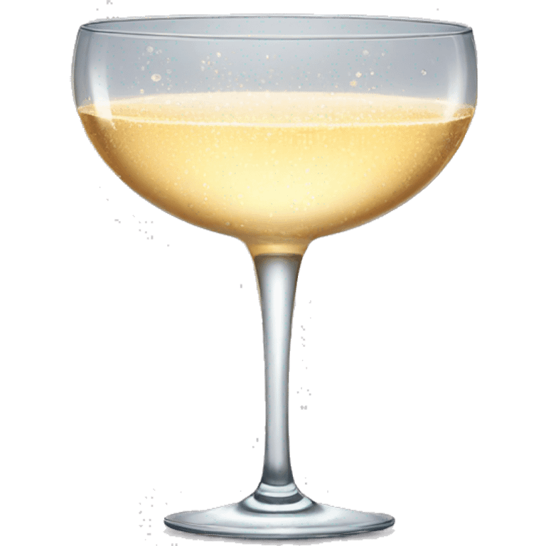 Champagne coupe emoji