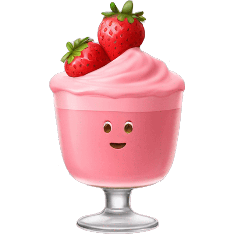 Strawberry Mousse emoji