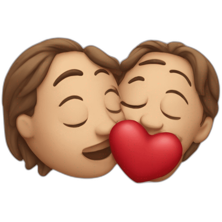 kiss of love emoji