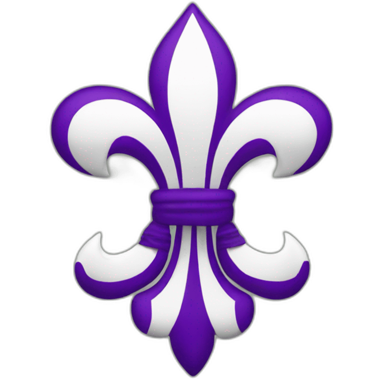 Drapeau fleur de lys emoji