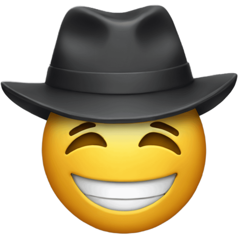 Xbox laughing face wearing a hat emoji