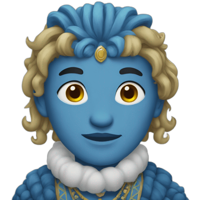 blue krisna emoji