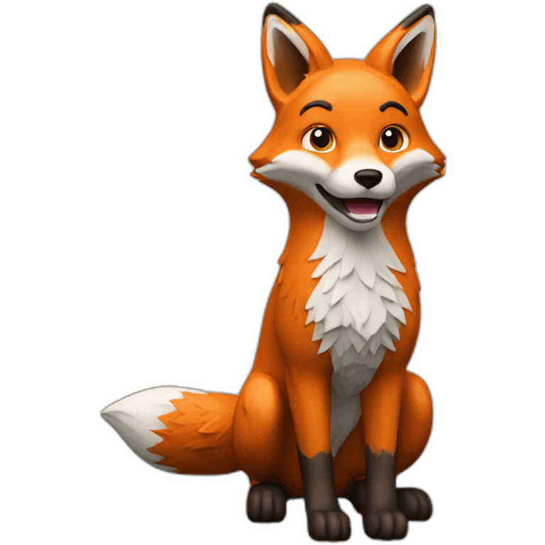 fox 3d emoji