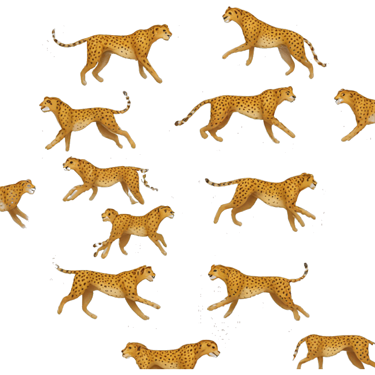 running cheetah emoji