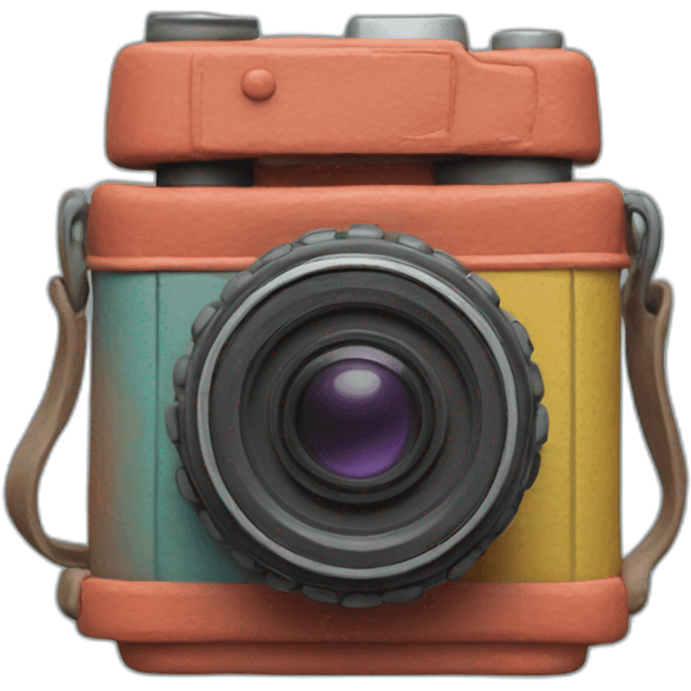 Plasticine Old Film Camera emoji