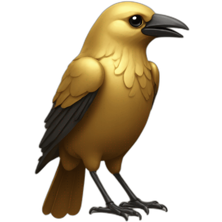 Gold Crow emoji