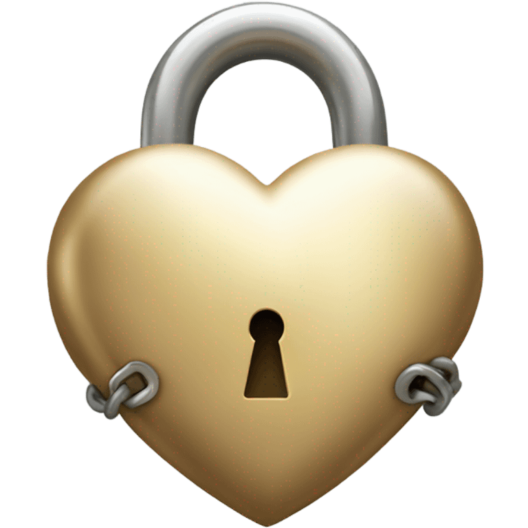 HEART WITH PADLOCK emoji