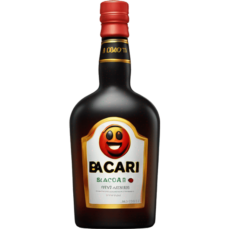 a bottle of bacardi emoji