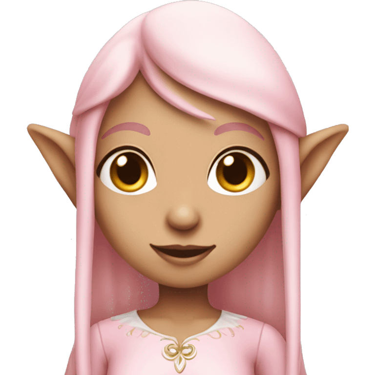 Light pink elf girl emoji