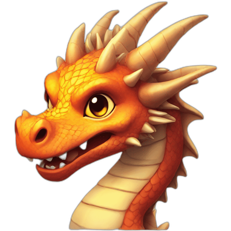 dragon cute sun emoji