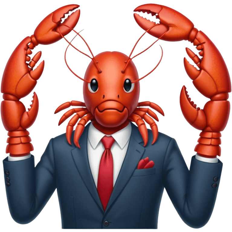 A lobster investing in startups emoji