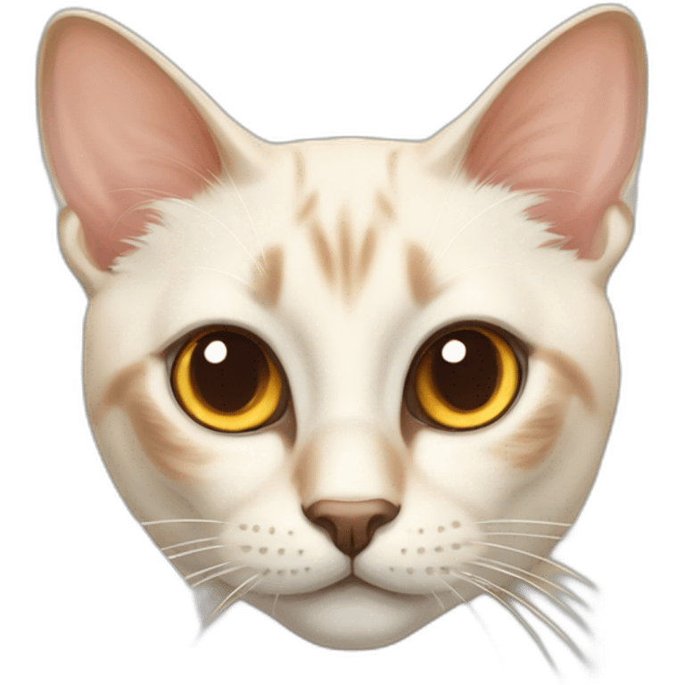 Flamepoint siamese cat emoji