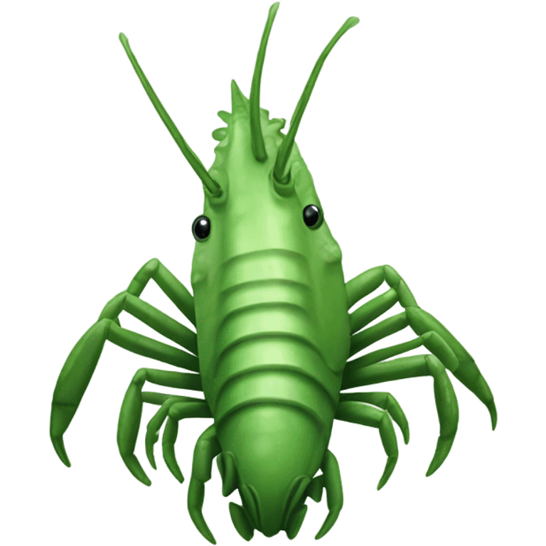 gross green prawn emoji