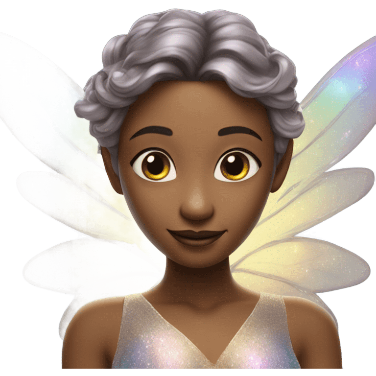 Realistic sparkly fairy emoji