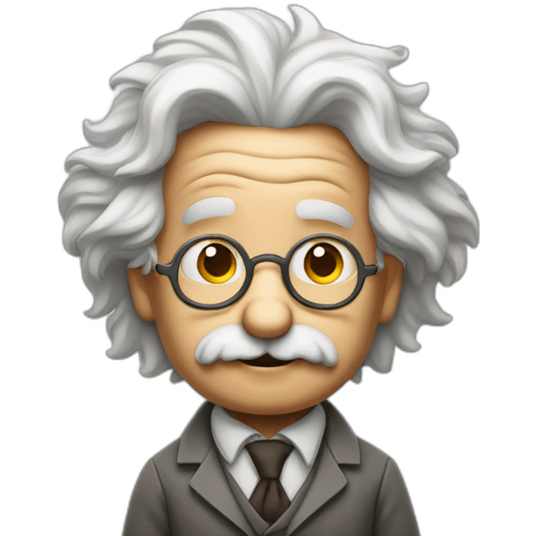 einstein shrugging emoji