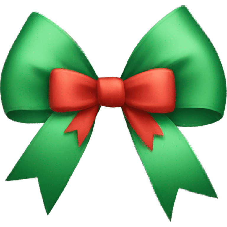 christmas bow emoji