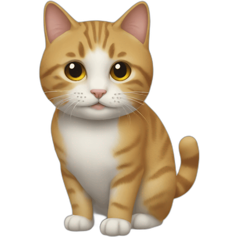 un chat en train d emoji