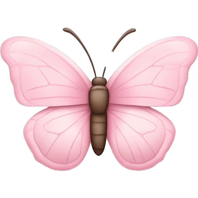 adorable light pink butterfly emoji