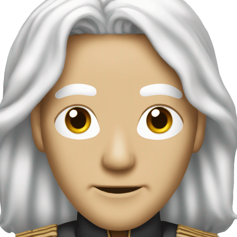 supreme-commander WITH WHITE HAIR NO MUSTACHE emoji