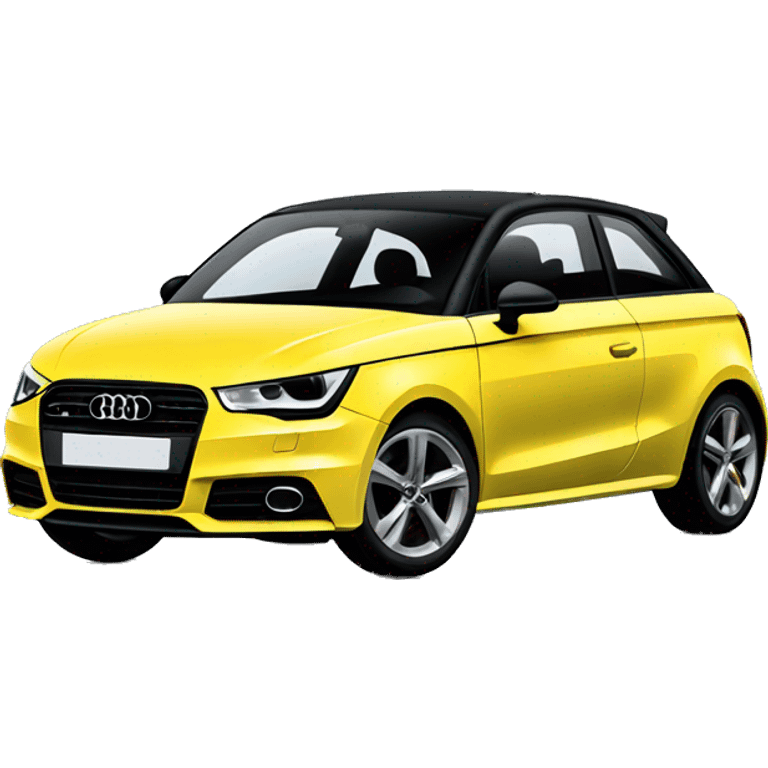 Black Audi a1 emoji