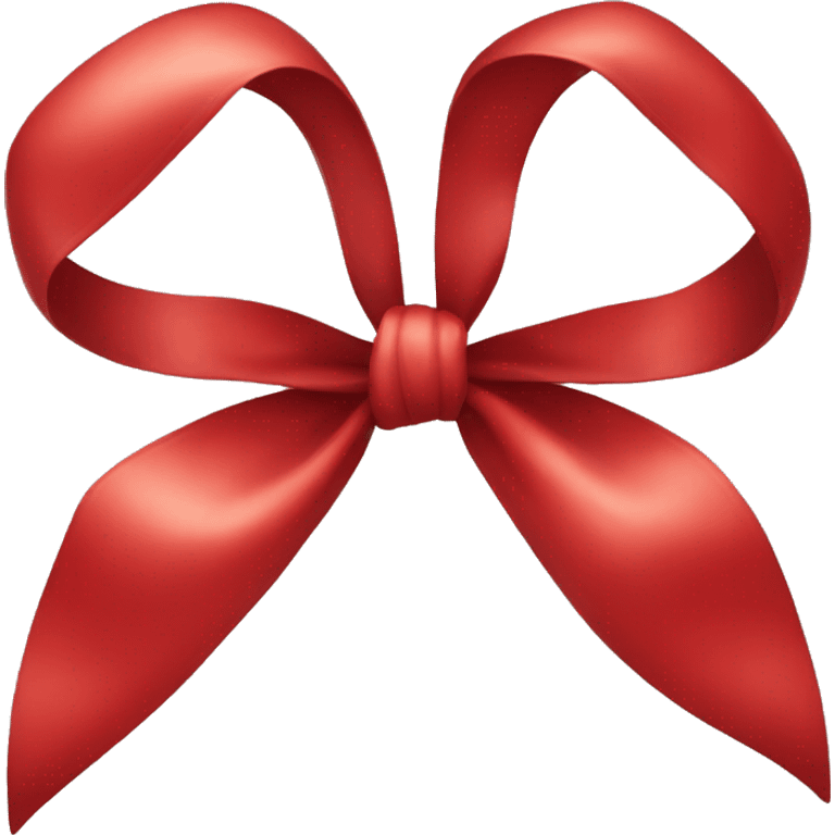 Big red bow  emoji