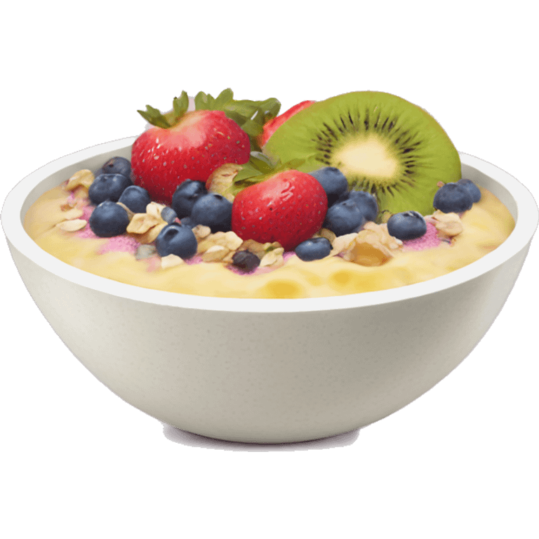 pretty smoothie bowl emoji