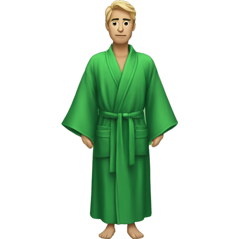 Green robe  emoji