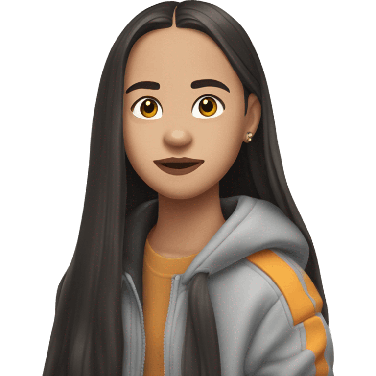 Olivia Rodrigo wearing Billie eilish  emoji