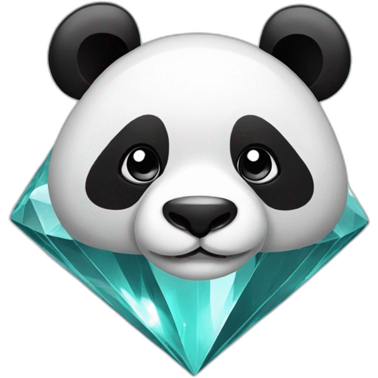 panda in diamond emoji