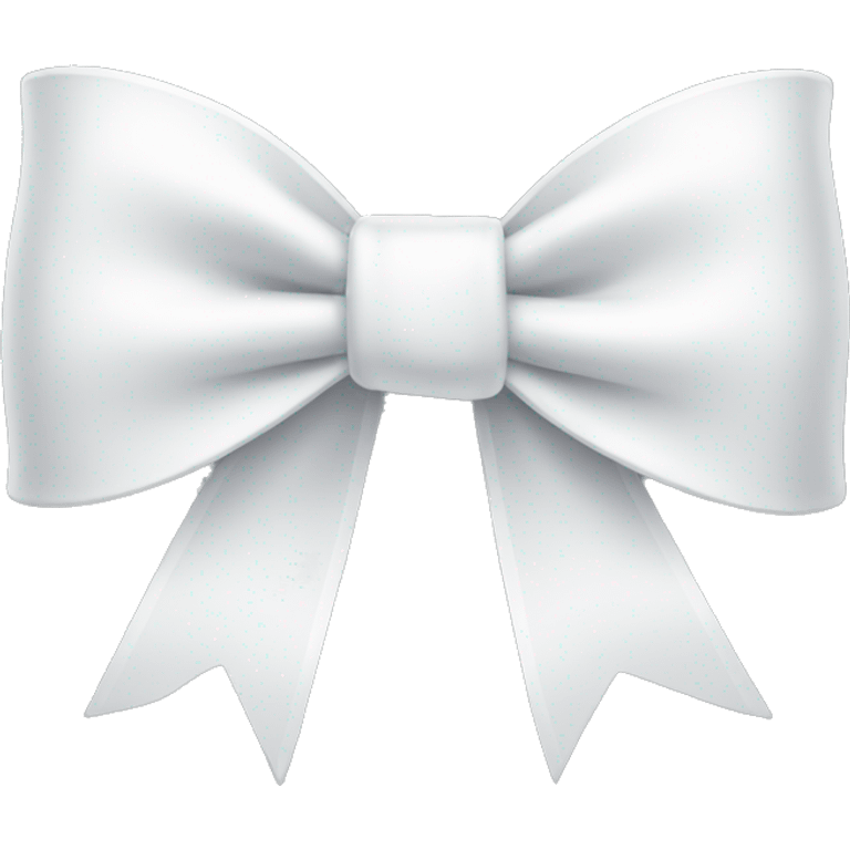 White bow emoji