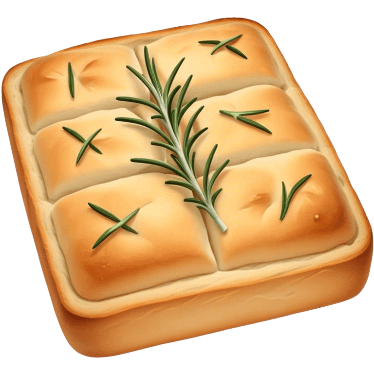 Rosemary focaccia emoji