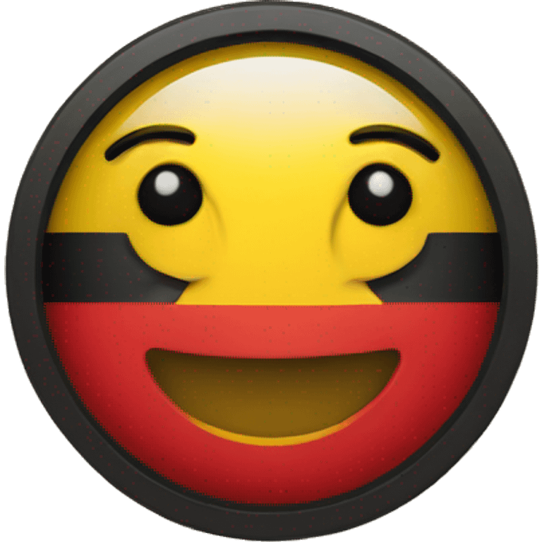 The German flag is smile emoji