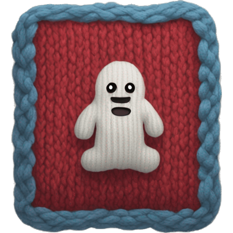 Knitted blanket emoji